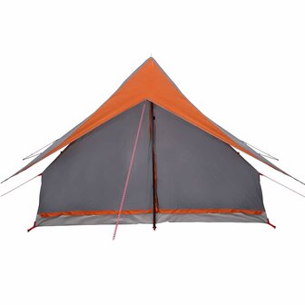 Gezinstent met dak Grijs en Oranje 315 x 286 x 200 cm 4