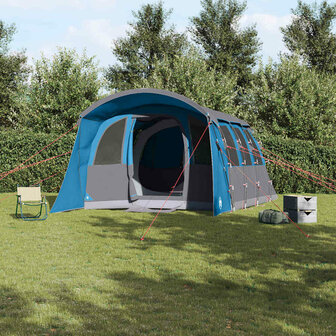 Gezinstent met dak Blauw en Grijs 576 x 325 x 213 cm 1