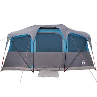 Gezinstent Blauw en Grijs 435 x 255 x 216 cm Polyester en staal 4