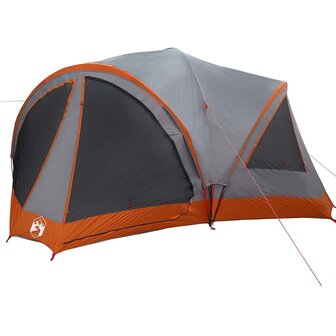 Familietent voor 10 personen Grijs en Oranje 460 x 430 x 214 cm 2