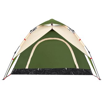 Koepeltent 3-persoons snelontgrendeling groen 8