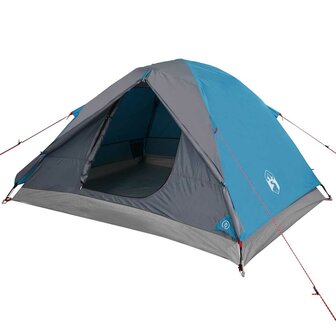 Koepeltent 3-persoons waterdicht blauw 4
