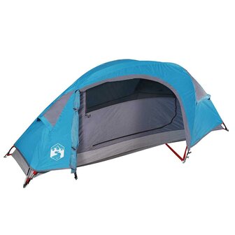 Koepeltent 1-persoons waterdicht blauw 4