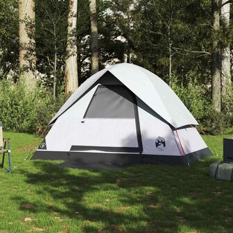 Koepeltent 2-persoons waterdicht verduisterend stof wit 3