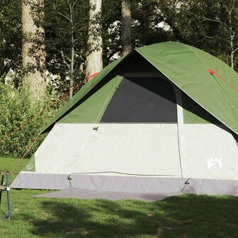 Koepeltent 6-persoons waterdicht groen 1