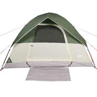 Koepeltent 6-persoons waterdicht groen 5