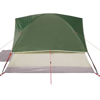 Koepeltent 6-persoons waterdicht groen 8