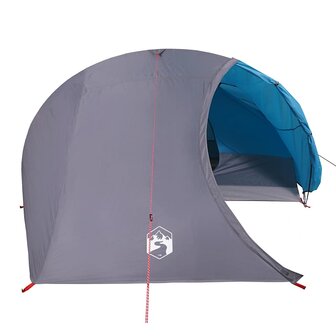 Koepeltent 4-persoons waterdicht blauw 6