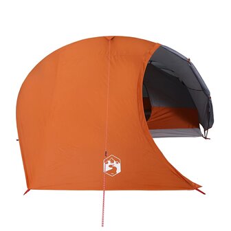 Koepeltent 4-persoons waterdicht oranje 6