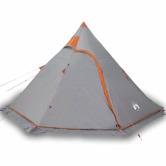 Tipi Tent 5-persoons waterdicht grijs 2