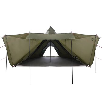 Tipi Tent 8-persoons waterdicht olijfgroen 6