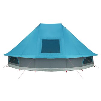Tipi Tent met dak met opslag Blauw 466 x 310 x 240 cm taft 6