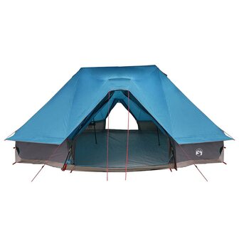 Tipi Tent met dak met opslag Blauw 680 x 430 x 270 cm taft 4