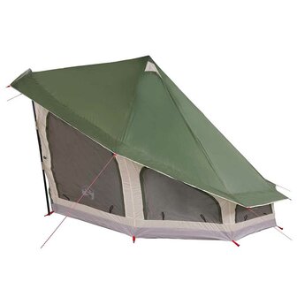 Tipi Tent met dak met opslag Groen 508 x 470 x 300 cm taft 5