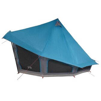 Tipi Tent met dak met opslag Blauw 508 x 470 x 300 cm taft 5