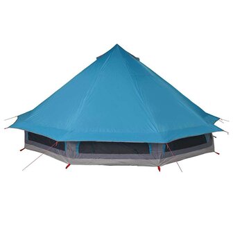Tipi Tent met dak met opslag Blauw 508 x 470 x 300 cm taft 6