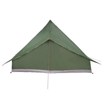 Tipi Tent met dak met opslag Groen 364 x 281 x 257 cm taft 6