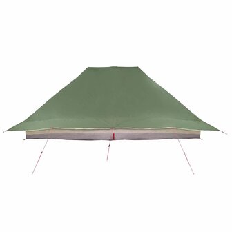 Tipi Tent met dak met opslag Groen 660 x 456 x 200 cm taft 6