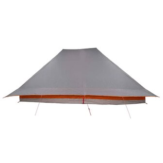 Tipi Tent met dak Grijs en Oranje 660 x 456 x 200 cm taft 6