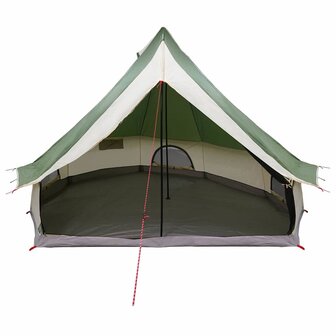 Tipi Tent met dak met opslag Groen 400 x 346 x 250 cm taft 4