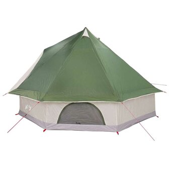 Tipi Tent met dak met opslag Groen 400 x 346 x 250 cm taft 5