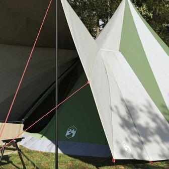 Tipi Tent met dak met opslag Groen 510 x 690 x 330 cm taft 3