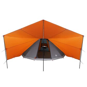 Tipi Tent met dak Grijs en Oranje 510 x 690 x 330 cm taft 4