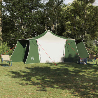 Tipi Tent met dak met opslag Groen 492 x 492 x 275 cm taft 1