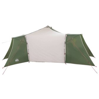 Tipi Tent met dak met opslag Groen 492 x 492 x 275 cm taft 5