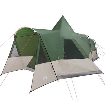 Tipi Tent 8-Persoon met dak Groen 720 x 465 x 295 cm 4
