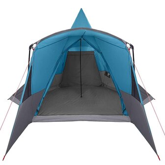 Tipi Tent 8-Persoon met dak Blauw 720 x 465 x 295 cm 5