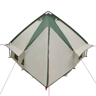 Tipi Tent voor 4 Personen Groen en Grijs 490 x 410 x 210 cm 7