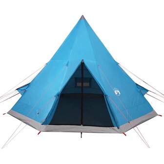 Tipi Tent 4-persoons waterdicht blauw 5