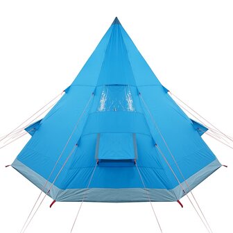 Tipi Tent 4-persoons waterdicht blauw 8