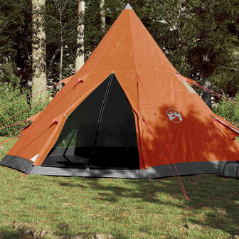 Tipi Tent 4-persoons waterdicht oranje 1