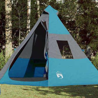 Tipi Tent 7-persoons waterdicht blauw 1