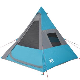 Tipi Tent 7-persoons waterdicht blauw 6