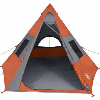 Tipi Tent 7-persoons waterdicht oranje 5
