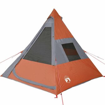 Tipi Tent 7-persoons waterdicht oranje 6