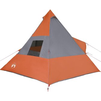 Tipi Tent 7-persoons waterdicht oranje 8