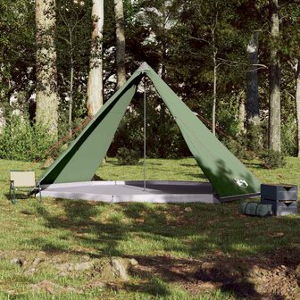 Tipi Tent 8-persoons waterdicht groen 3