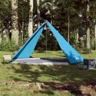Tipi Tent voor gezin 8-persoons waterdicht blauw 3