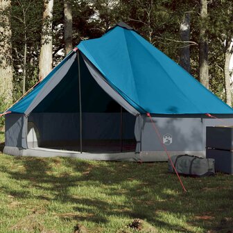 Tipi Tent 6-persoons waterdicht blauw 1