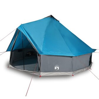 Tipi Tent 6-persoons waterdicht blauw 7