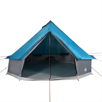 Tipi Tent voor gezin 10-persoons waterdicht blauw 7