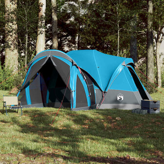 Tipi Tent voor gezin 8-persoons waterdicht blauw 3