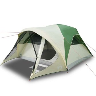 Tunneltent 6-persoons waterdicht groen 2