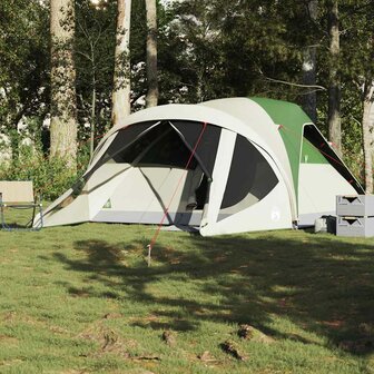 Tunneltent 6-persoons waterdicht groen 3