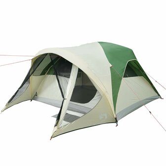 Tunneltent 6-persoons waterdicht groen 5