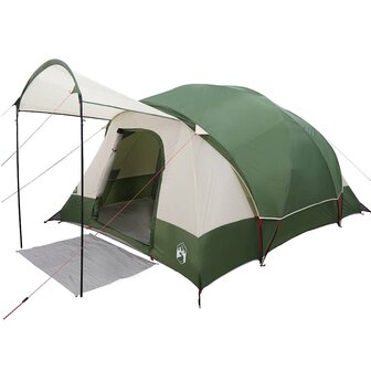 Tunneltent 8-persoons waterdicht groen 3